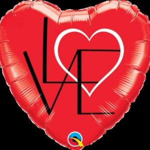 L(Heart)VE Red Foil Balloon Q46079