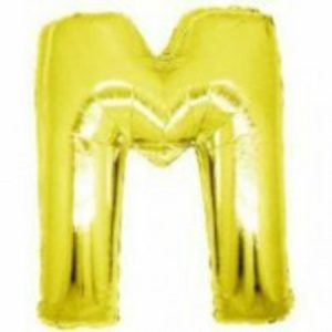 Megaloon M Gold Foil Balloon B15913