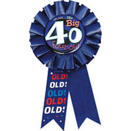 Oh No...The Big 40 - Four Oh! Award Ribbon AM216041