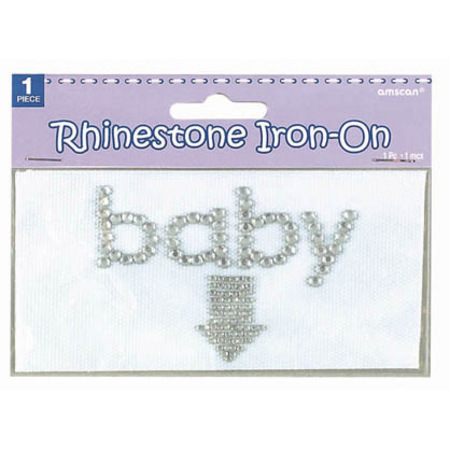 Rhinestone Baby Iron-On AM382426
