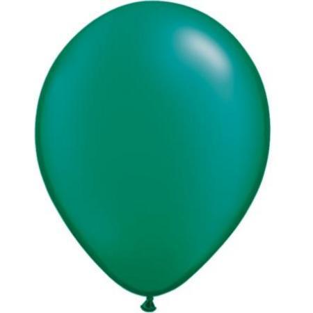 Emerald Green Radiant Pearl Latex Balloon Q43772