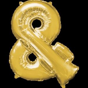 Symbol & Gold Minishape Foil Balloon ANA33006
