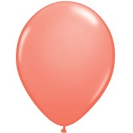 Coral Fashion Tone 5 inch (12cm) Latex Balloon Q24258
