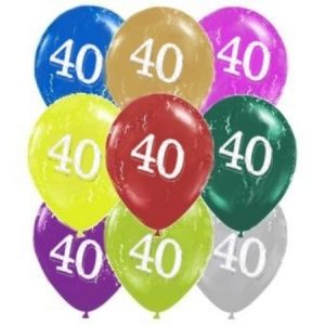 40 Around Pearl Latex 16 inch (41cm) Balloon II40-16