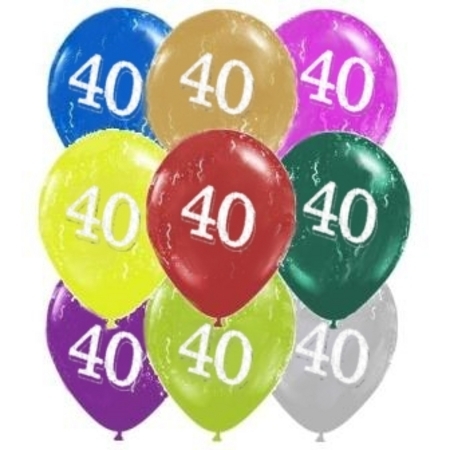 40 Around Pearl Latex 16 inch (41cm) Balloon II40-16