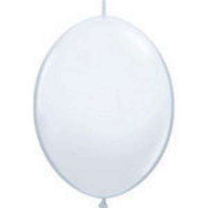 White 6 inch (15cm) Q-Link Balloons Q90172