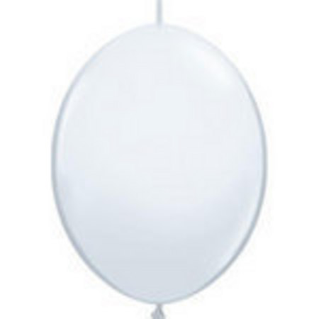 White 6 inch (15cm) Q-Link Balloons Q90172