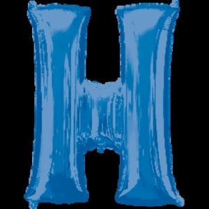 Blue Letter H Megaloon Foil Balloon ANA35415