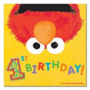 Elmo's First Birthday Beverage Napkins AM709574
