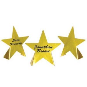 Foil Star Place Cards BE50097