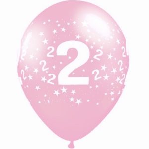 2 Around Pearl Pink Latex Balloon II2PP