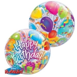 Birthday Surprise Single Bubble Balloon Q65407