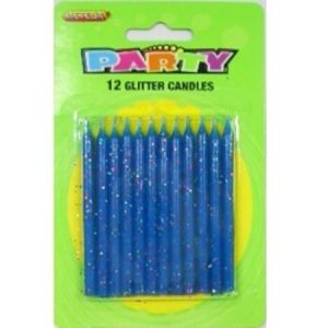 Glitter Candles Blue M1903B