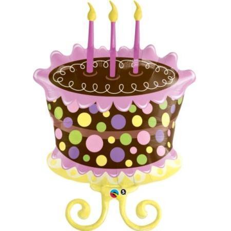 Decorated Cake Foil Shape Balloon Q29703