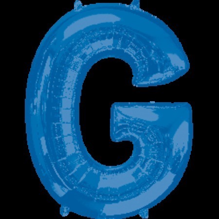 Blue Letter G Megaloon Foil Balloon ANA35413