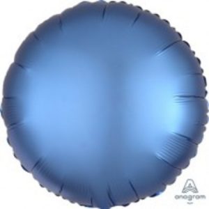 Round Azure Satin Luxe Foil Balloon ANA36808