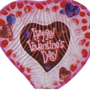 Happy Valentine's Day Hearts & Fur Foil Balloon ANA08149