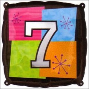 Number 7 Foil Balloon ANA18195