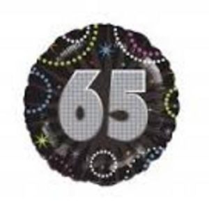 A Time To Party '65' Foil Balloon ANA22223