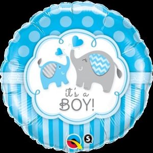 It's A Boy Elephants Foil Balloon Q45109