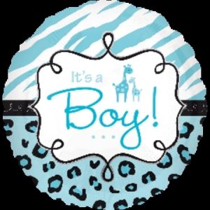 Safari Baby Boy Foil Balloon ANA24560