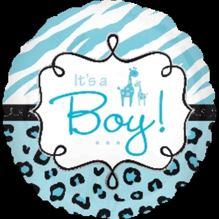 Safari Baby Boy Foil Balloon ANA24560