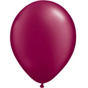 Burgundy Radiant Pearl Latex Balloon Q43769