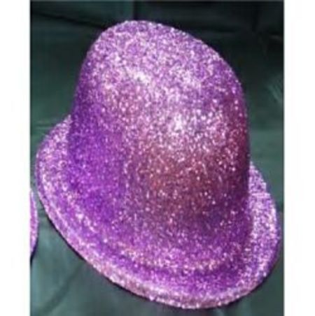 Bowler Hat Lavender Glitter MFGH-1-LAB