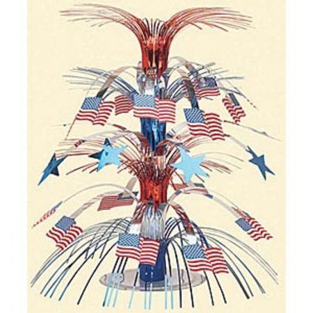 Flags & Stars Printed Cascade Centrepiece AM24618