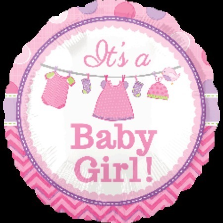 Shower With Love Girl Foil Balloon ANA30909