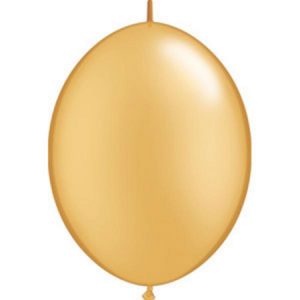 Gold Q-Link 12 inch (30cm) Balloons Q65245
