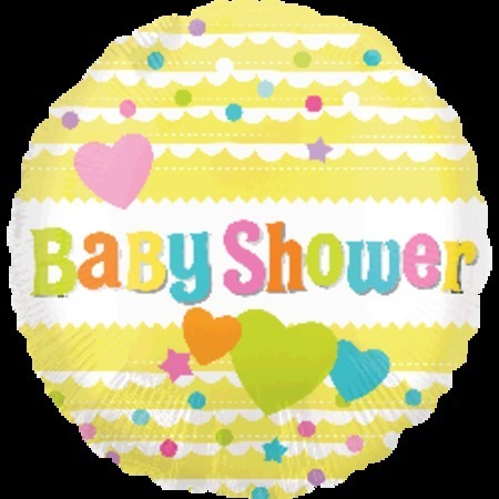 Baby Shower Yellow Foil Balloon ANA30748