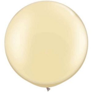 Ivory Pastel Pearl 30 inch (75cm) Latex Balloon Q38508