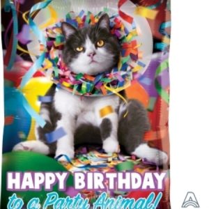 Avanti HBD Party Animal Junior Shape Foil Balloon ANA36378