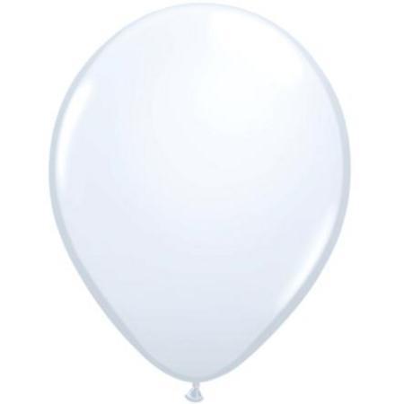 White Standard 16 inch (40cm) Latex Balloons Q43904
