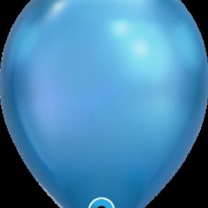 Chrome Blue Latex Balloon Q58272