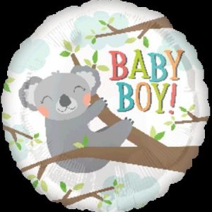 Baby Koala Boy Foil Balloon ANA35602