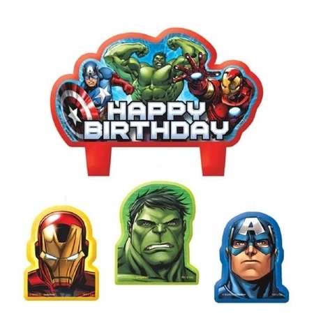 Avengers Birthday Candle Set AM171354