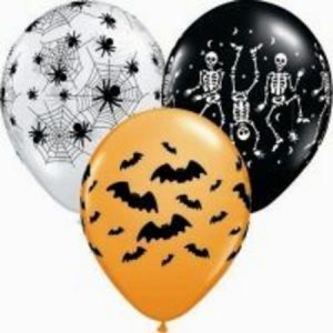 Spooky Design Assortment Latex Balloon Q40170 - Each