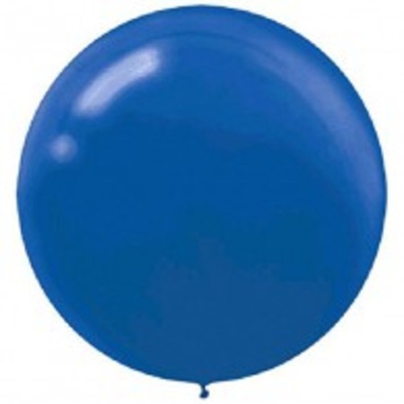 Bright Royal Blue Round 24 inch (60 cm) Latex Balloon AM115910.105