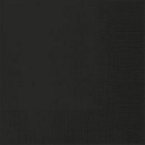 Jet Black Beverage Napkin AM50220.10