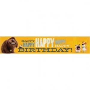 The Secret Life of Pets Banner Happy Birthday AM813680