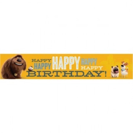 The Secret Life of Pets Banner Happy Birthday AM813680