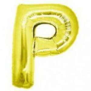 Megaloon P Gold Foil Balloon B15916