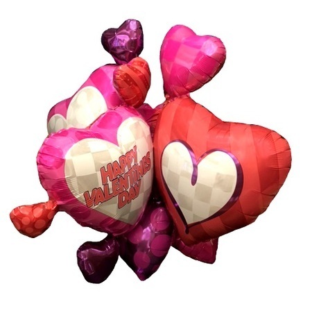 Valentine Heart Throb Multi Balloon ANA08157