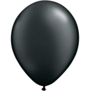 Onyx Black Decrotex Radiant Pearl Latex Balloon Q43770