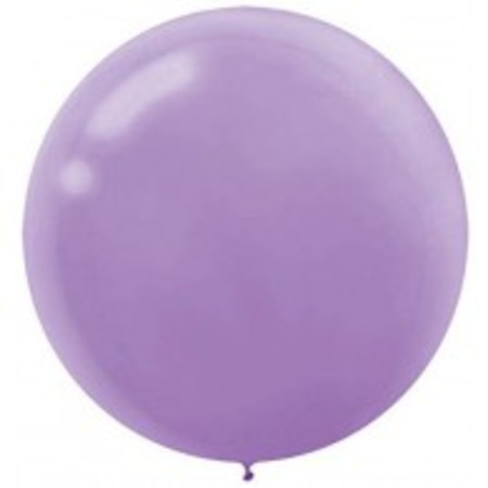 Lavender Round 24 inch (60 cm) Latex Balloon AM115910.04