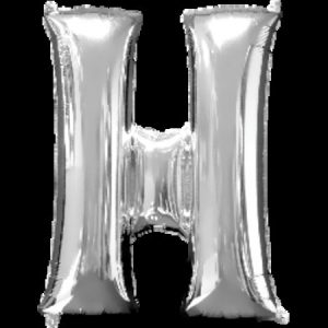 Silver Letter H Megaloon Foil Balloon ANA32960