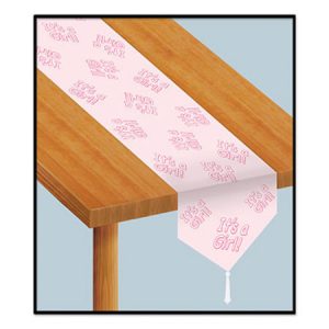 Printed It's A Girl! Table Runner BE54223
