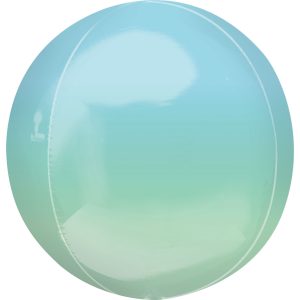Ombré Blue & Green Orbz Ultrashape Foil Balloon ANA39849 (1 Piece)
